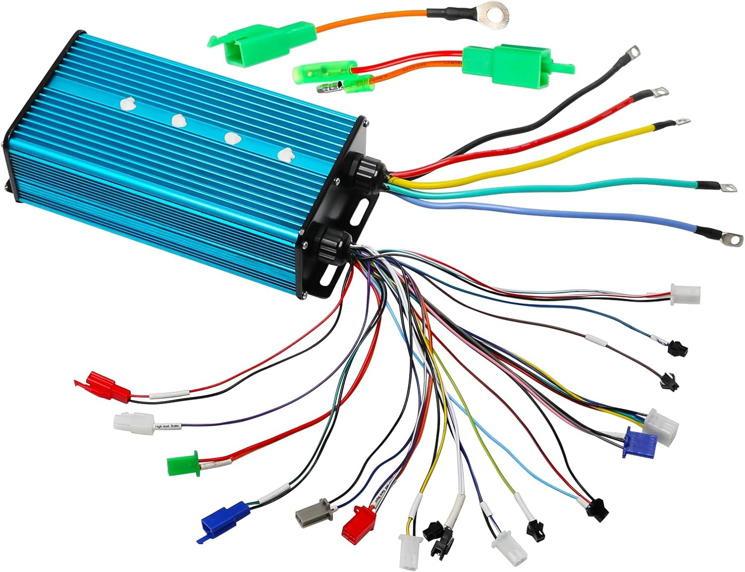 36V/48V/60V/72V Brushless DC Motor Speed Controller, 2500W–5000W Square-Wave Scooter Controller for Go Kart ATV UTV Golf Cart Electric Buggy Lawn Mower Quad Bike 4 Wheeler, 60A-100A