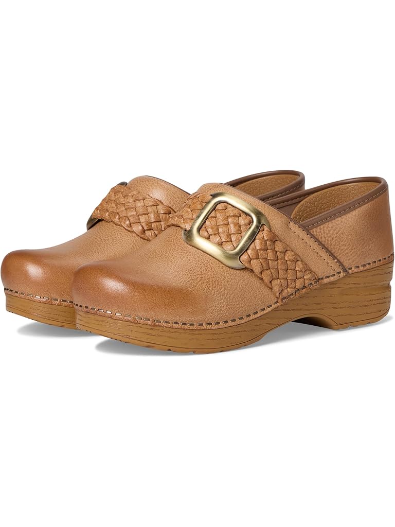 Brown Dansko Pro Braided Clogs