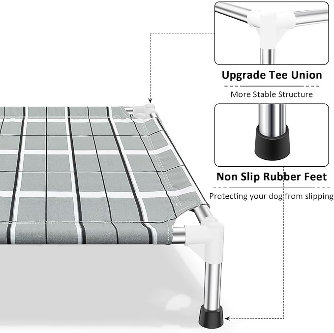 Cama Elevada para Perro Pequeño 50cm Refrescante Plegable miniatura 2