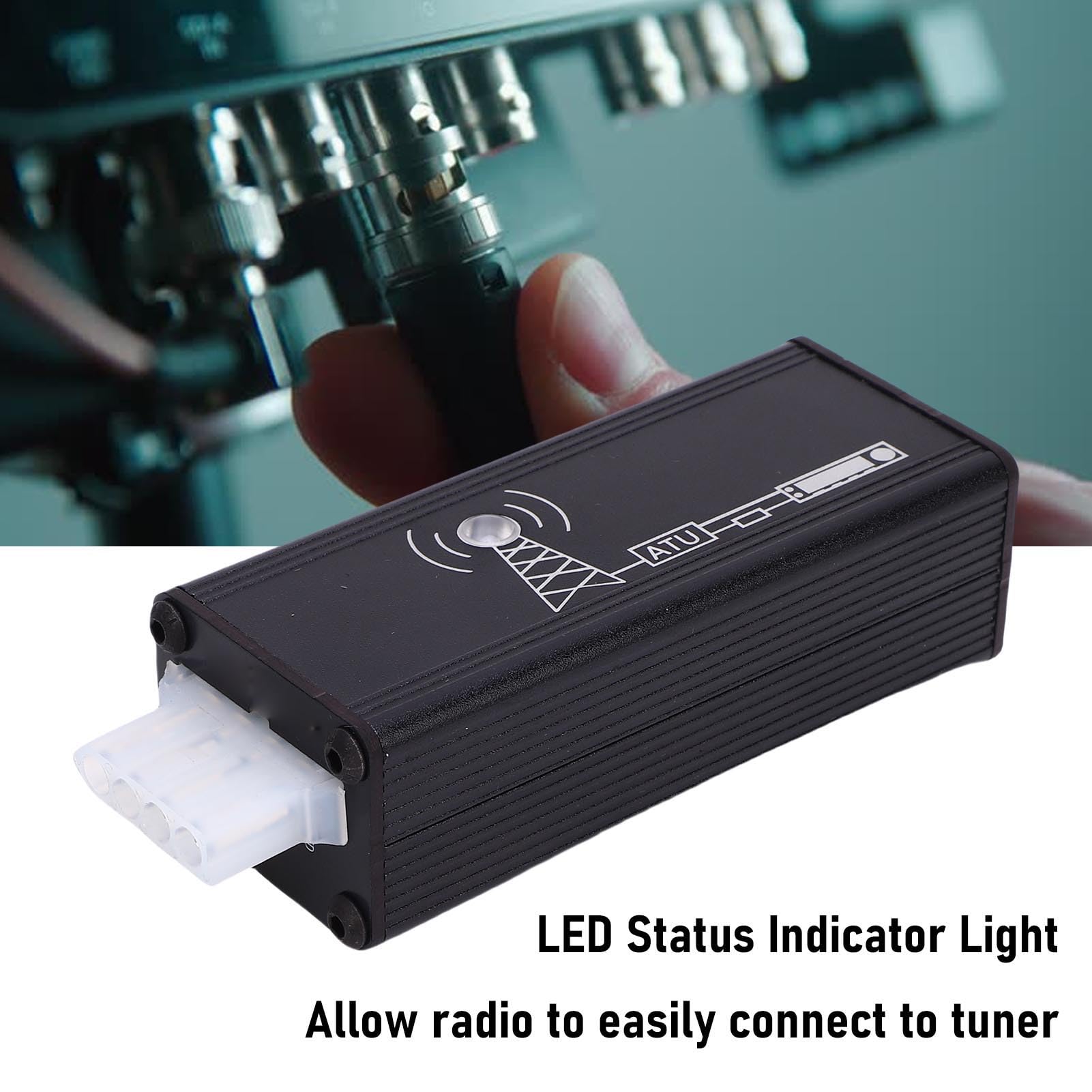 Fockety Antena Tuner Konwerter Radio do Tunera z Oświetleniem LED