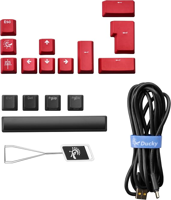 PowerColor x Ducky One 2 SF RGB USB-C Mechanical Keyboard with Kailh White Switches