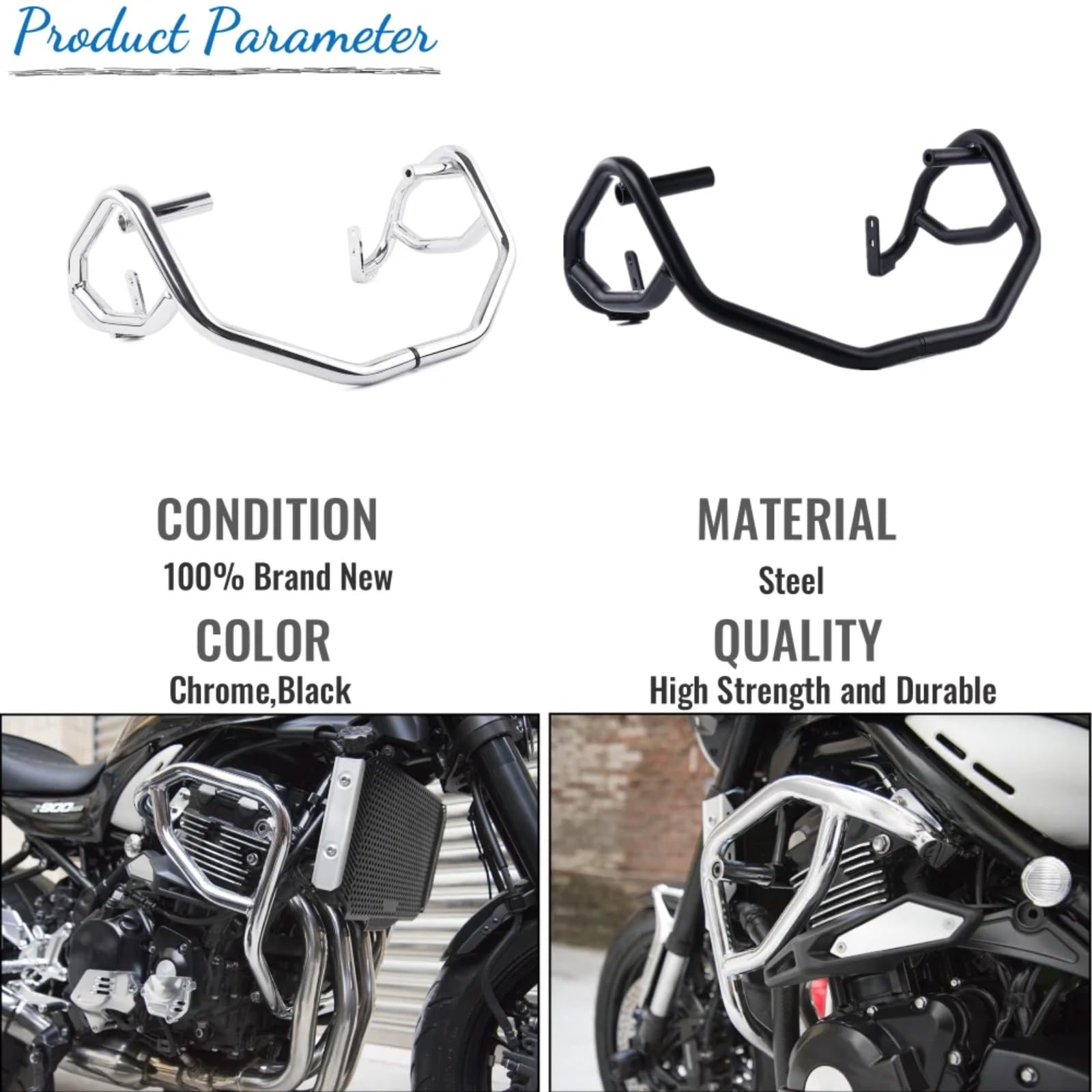 Amazon.com: Engine Guard Bumper Motorcycle Highway Crash Bar For