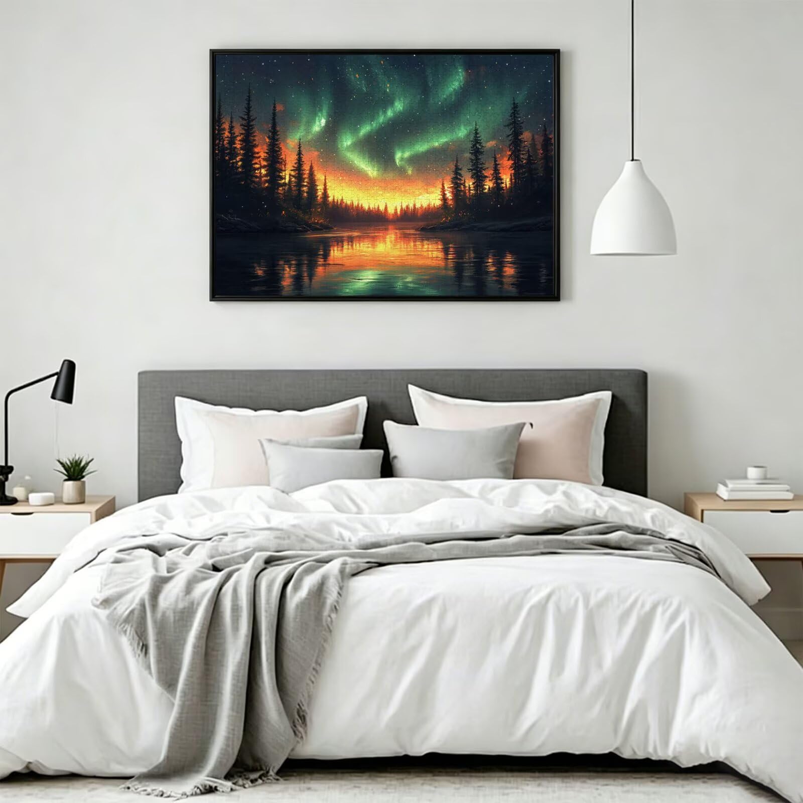 Puzzle 3000 Pezzi Aurora Puzzle Adulti, Gioco Educativo, n-344 | Jigsaw Puzzles Il cielo stellare, Impossibile Difficile Sfida, Classici Gioco Familiare, Giochi Divertenti, Idee Regalo