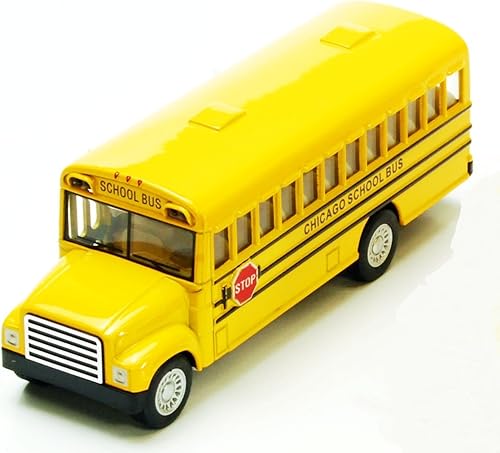 Miniatura 3 de Autobús escolar Escuelas Públicas de Chicago 5 pulgadas Mint Puerta de Apertura Escala 164 Diecast