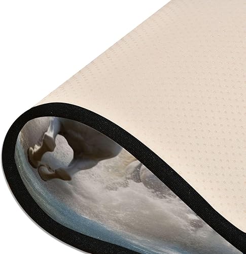 Miniatura 4 de YETTASBIN Alfombra de pasillo de caballo, antideslizante, grande, antifatiga, para cocina, baño, sala de estar, entrada, decoración de oficina en