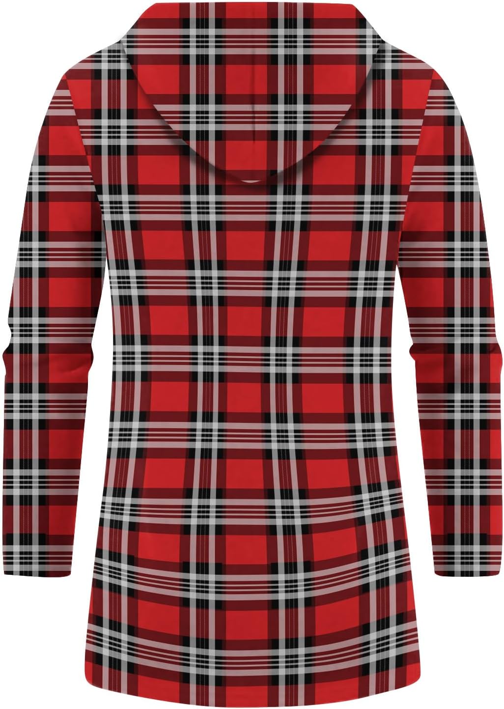 Men's Shirt Jacket Fleece Sherpa Lined Plaid Jackets Coat Full Zip Up Hoodie Winter Outwear, M-3XL