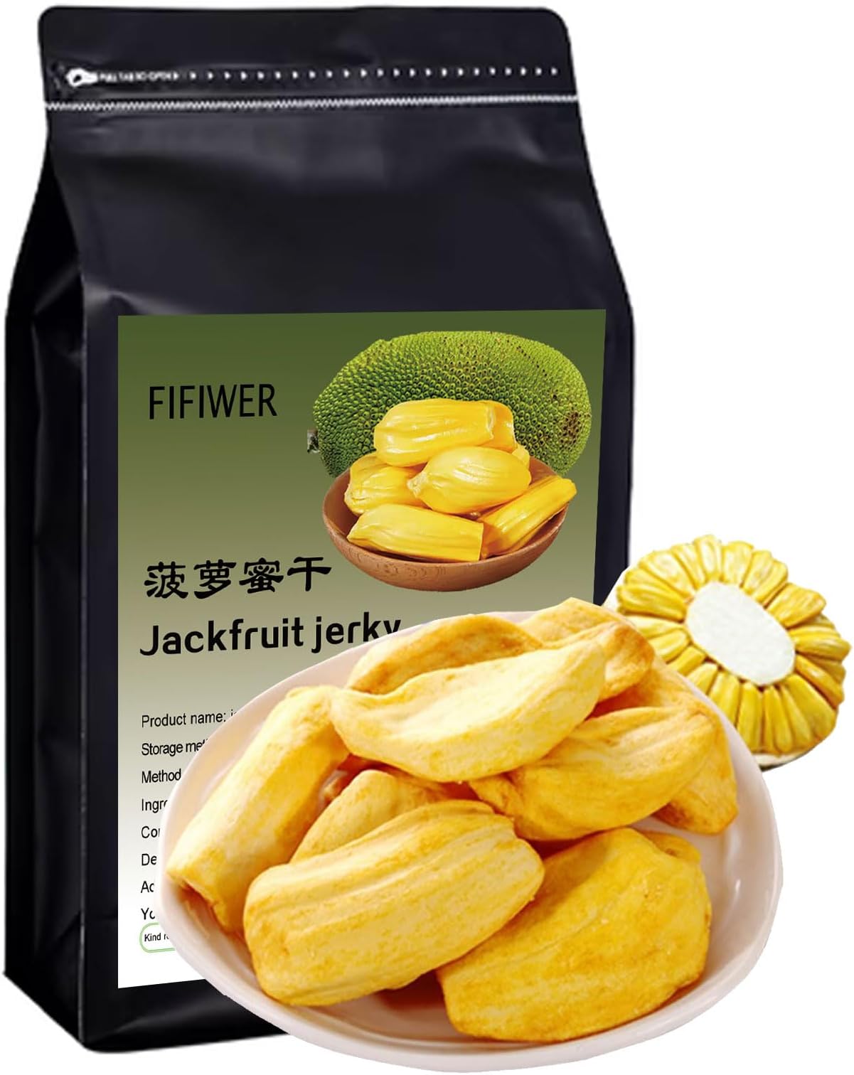 dried jackfruit,jackfruit snacks 4.6oz/130g,Vegan,Fragrant and crispy,Very good snacks