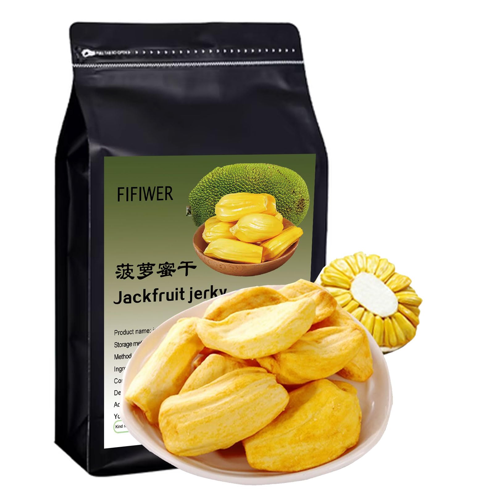 dried jackfruit,jackfruit snacks 4.6oz/130g,Vegan,Fragrant and crispy,Very good snacks