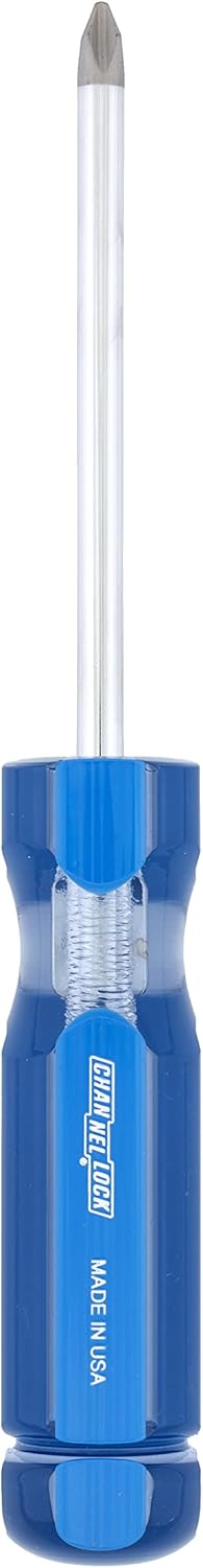 Channellock Phillips Screwdriver #2 x 4-Inch Professional - Alloy Steel, Modern, Reliable - 1.19 x 4 In