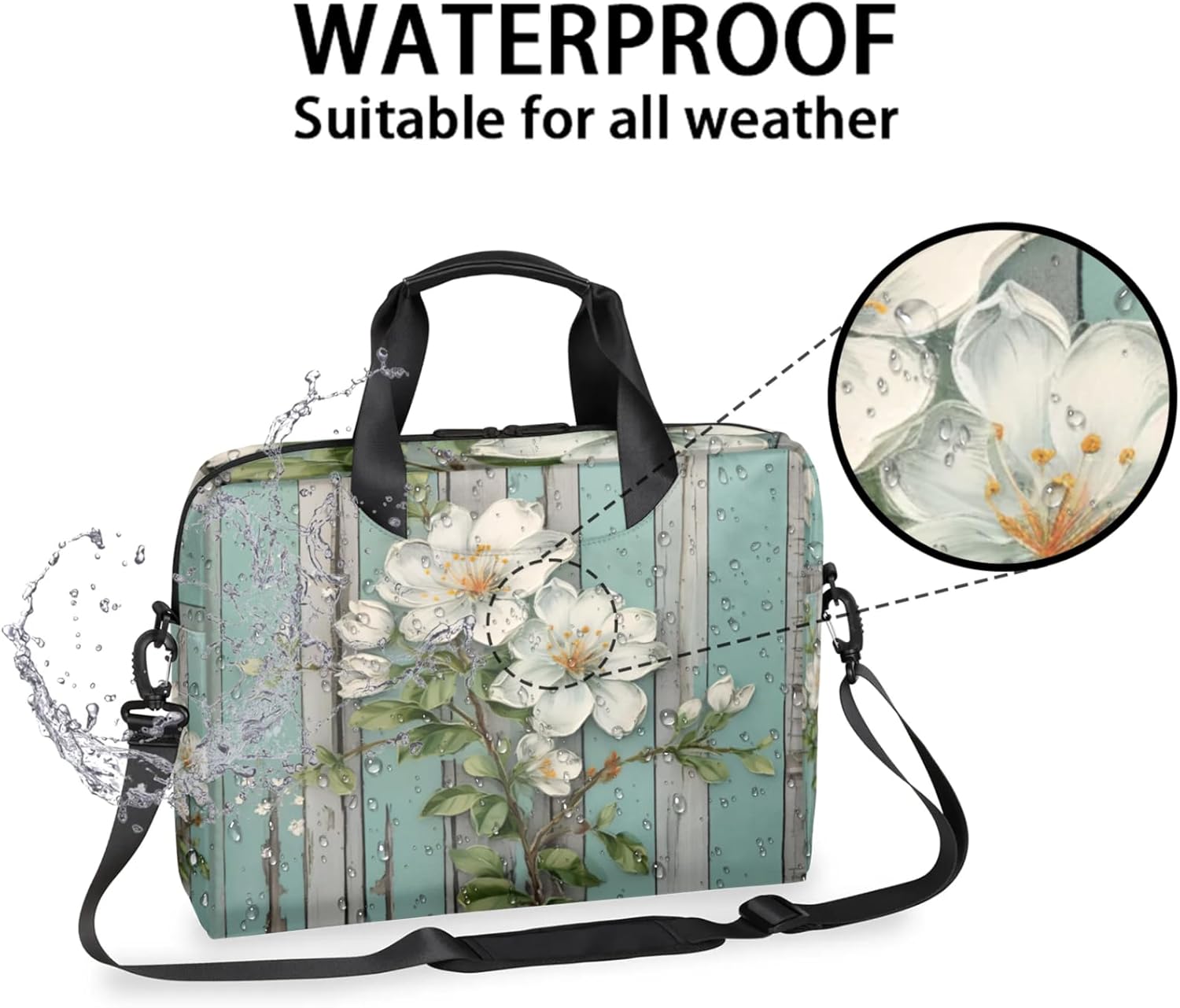 cfpolar Laptop Bag Laptop Satchel Briefcase Adjustable shoulder Carrying for 15 inch-16 inch Laptop-1