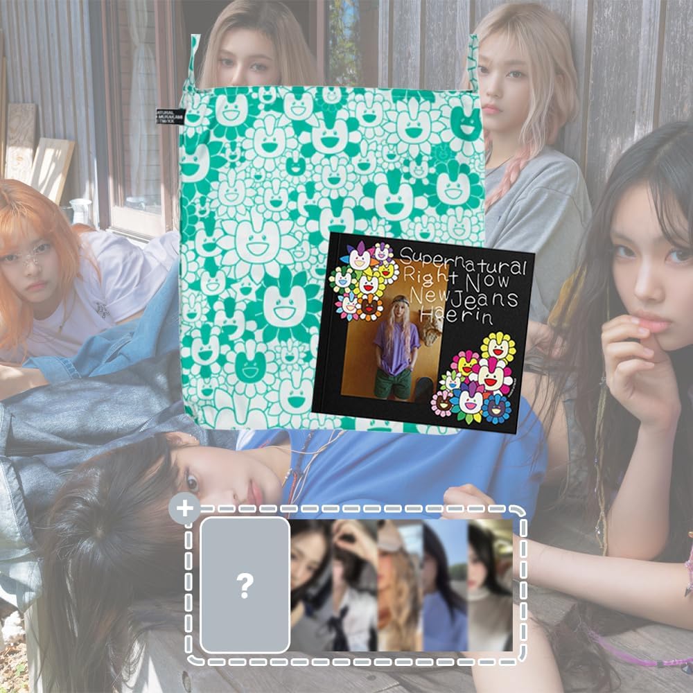 NewJeans Japan Double Single Album [ Supernatural ] Cross Bag Ver (NJ X MURAKAMI) (Cross Bag_HAERIN)