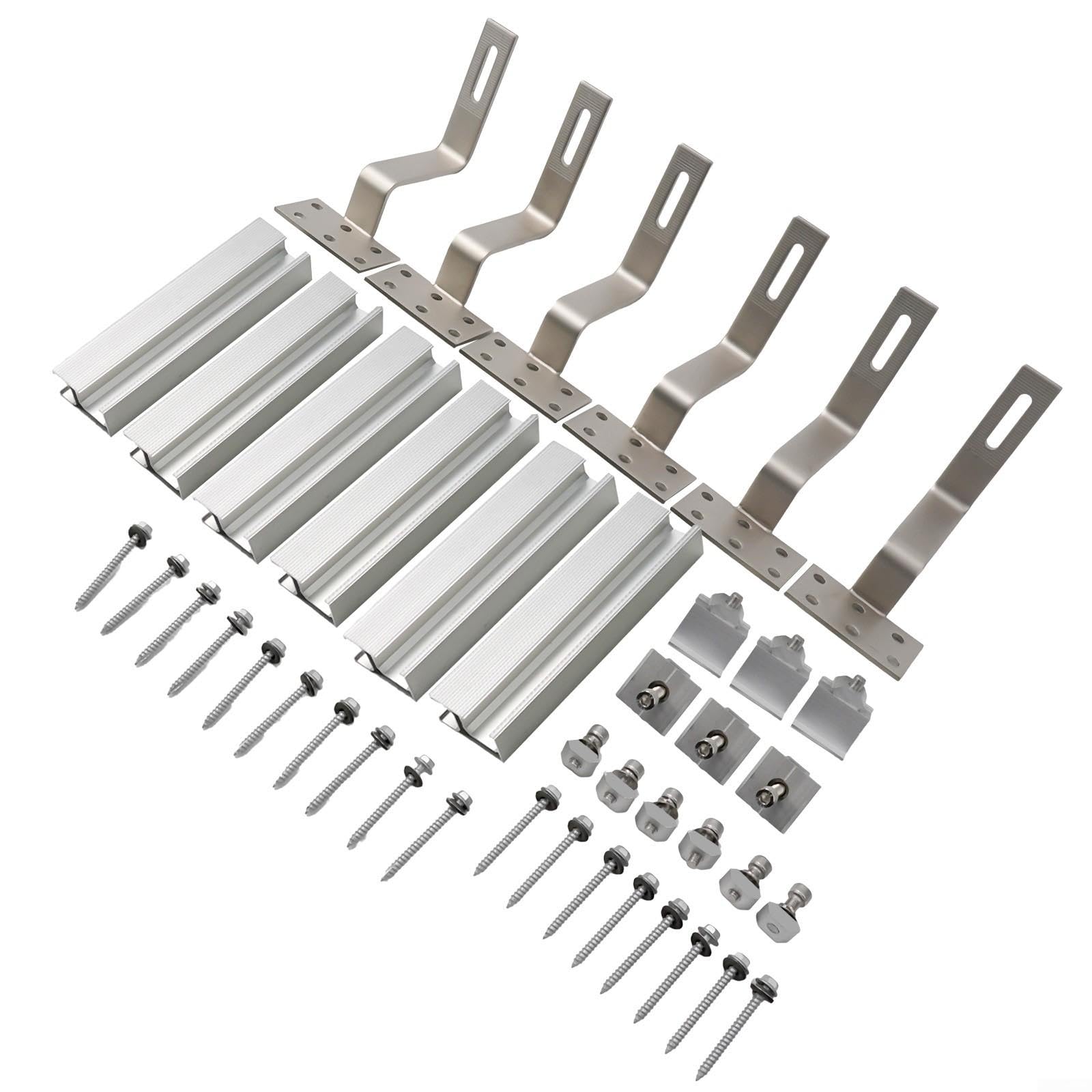 Fissaggio per solare Leggero Lega 6005 per t5 Fissaggio per(Set 2（for 30mm）)