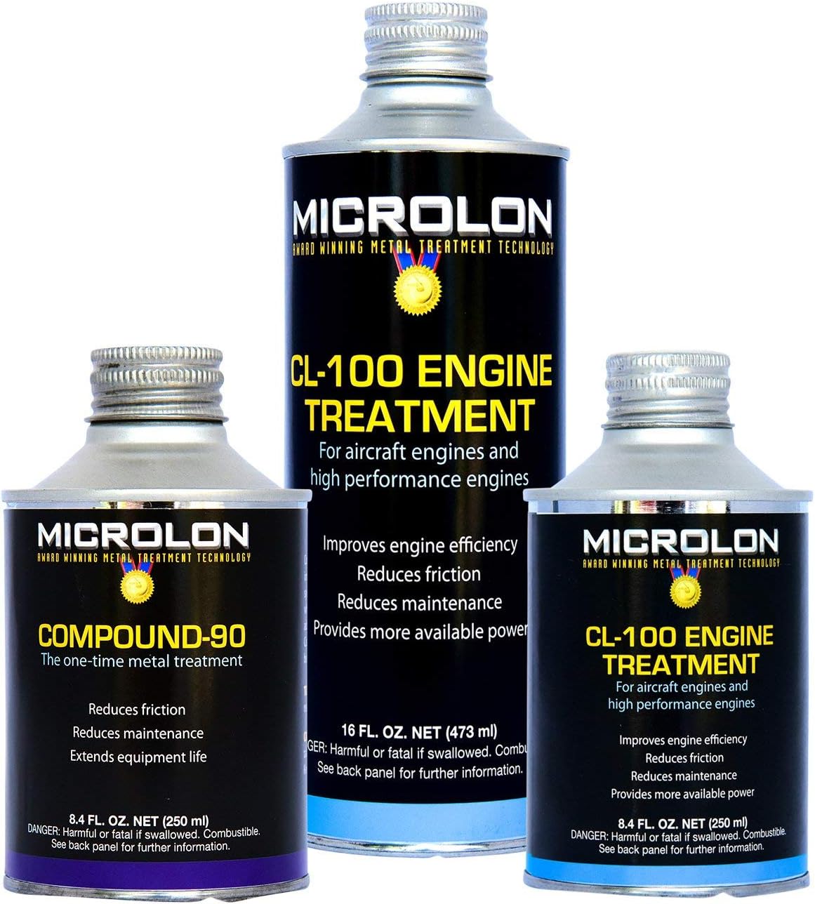 - Microlon Cl100 High Performance Engine Treatment Kit for 4-Cylinder Engine