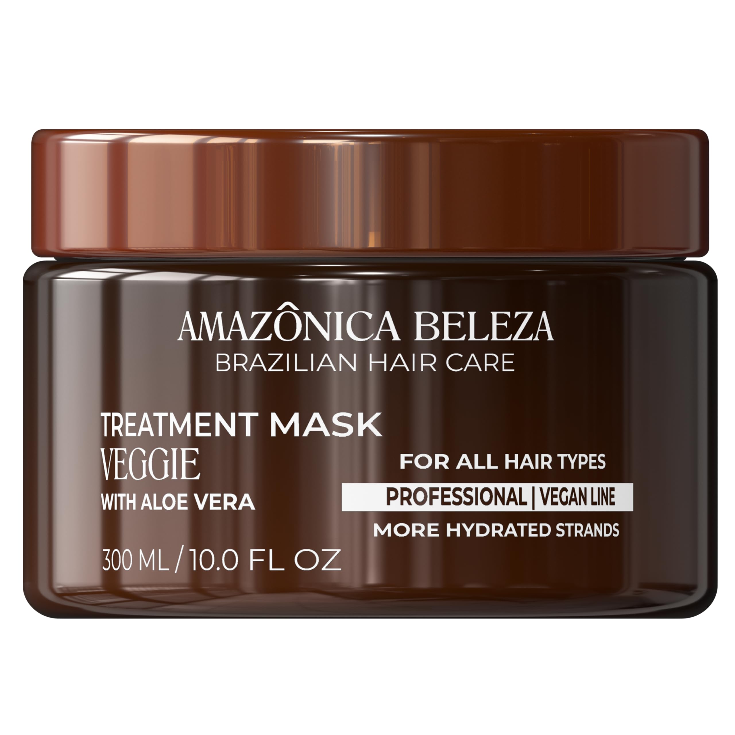 AMAZONICA BELEZA Vegan Veggie Refiner Hair Mask, Nourishes, Moisturizes and Repairs, Sulfate, Parabens and Cruelty Free, with Natural Ingredients for