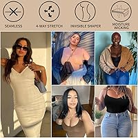 Vista 5 de EUYZOU - Body moldeador para mujer, control de abdomen - Fajas elevadoras de glúteos, moldeador de cuerpo completo, moldeador de muslos, pantalones