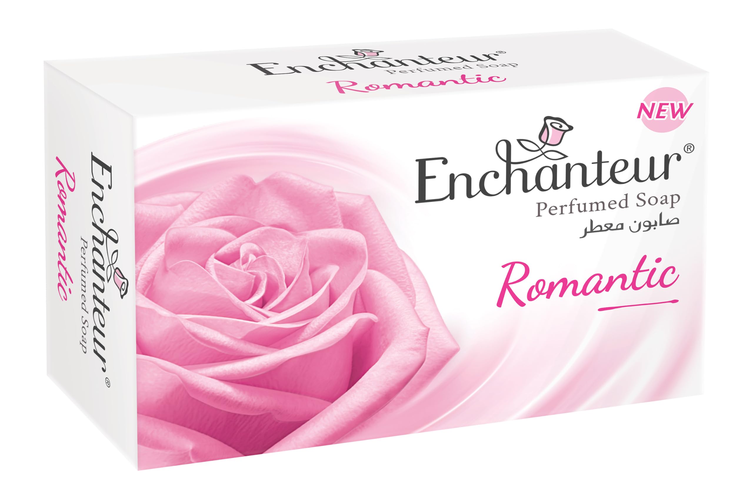 Romantic soap with Roses & Jasmine extract, 125g