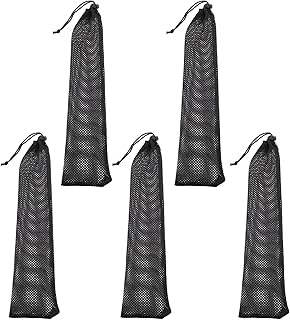 Yardwe 5 Pcs Hanging Bird Feeder Bag Squirrel Feeders Toy Parrot Mesh Bags for Toys Nylon Mesh Bags Bird Feeder Mesh Bag Parrot Hanging Bag Bird Food Container Bird Feeding Supplies Tool