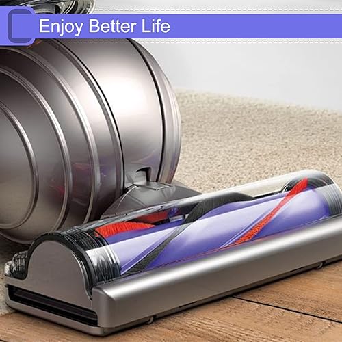 Miniatura 7 de Rodillo de repuesto compatible con Dyson DC50 Brushroll #964705-01, morado, compatible con DC50 Allergy, Animal, modelos de varios pisos