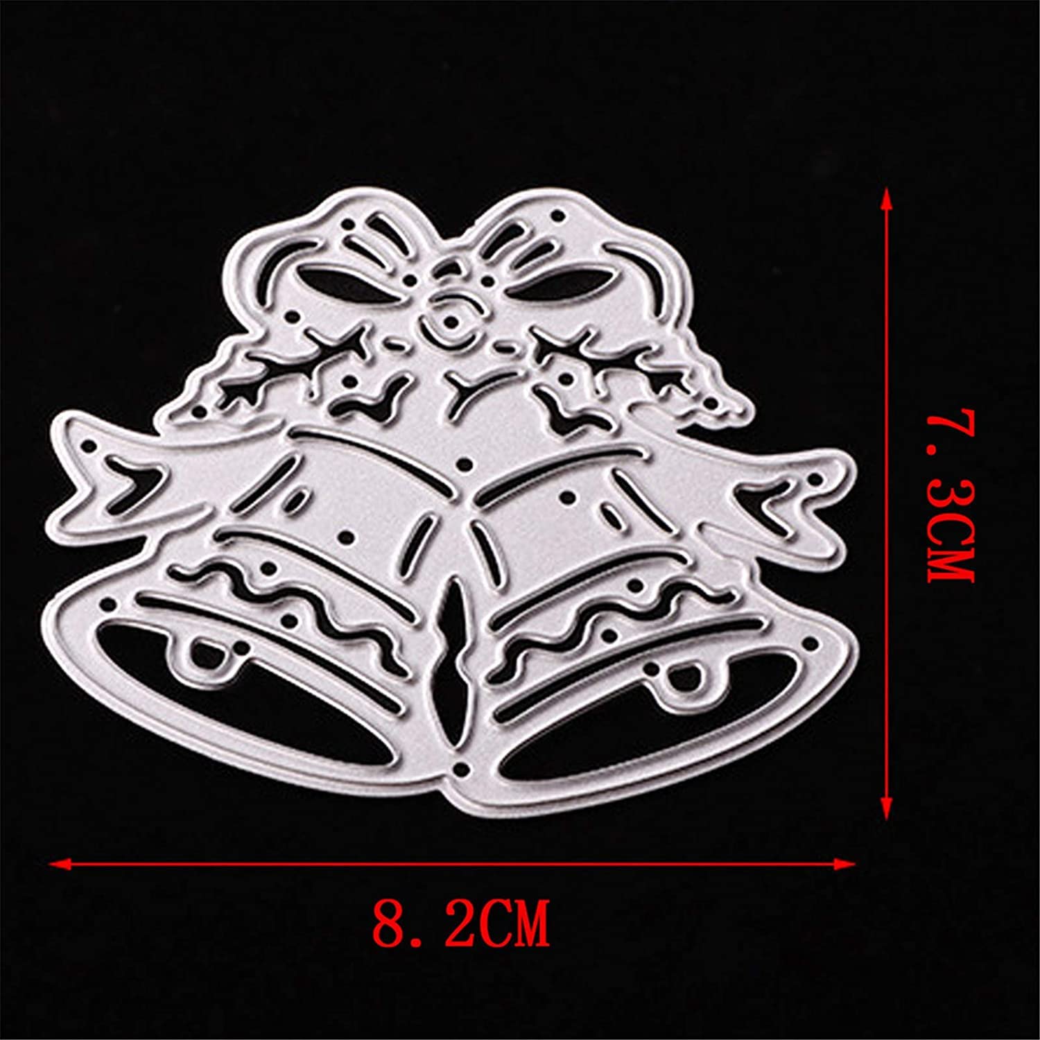 4 Fustelle in metallo a forma di fiocchi di neve, inverno, Natale, creazione di biglietti, scrapbooking, lavori di carta D1 - Italia