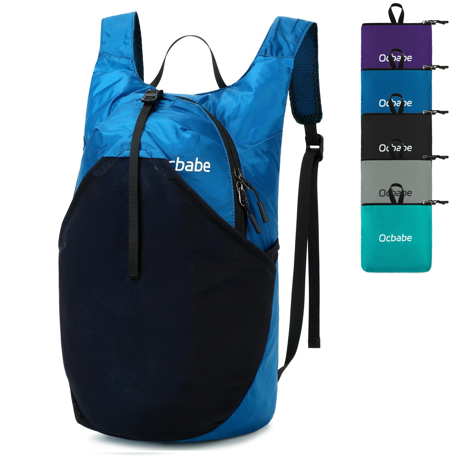 15L Small Packable Lightweight Backpack Hiking Daypack Water Resistant Foldable Outdoor Camping Travel Bag for Women Men