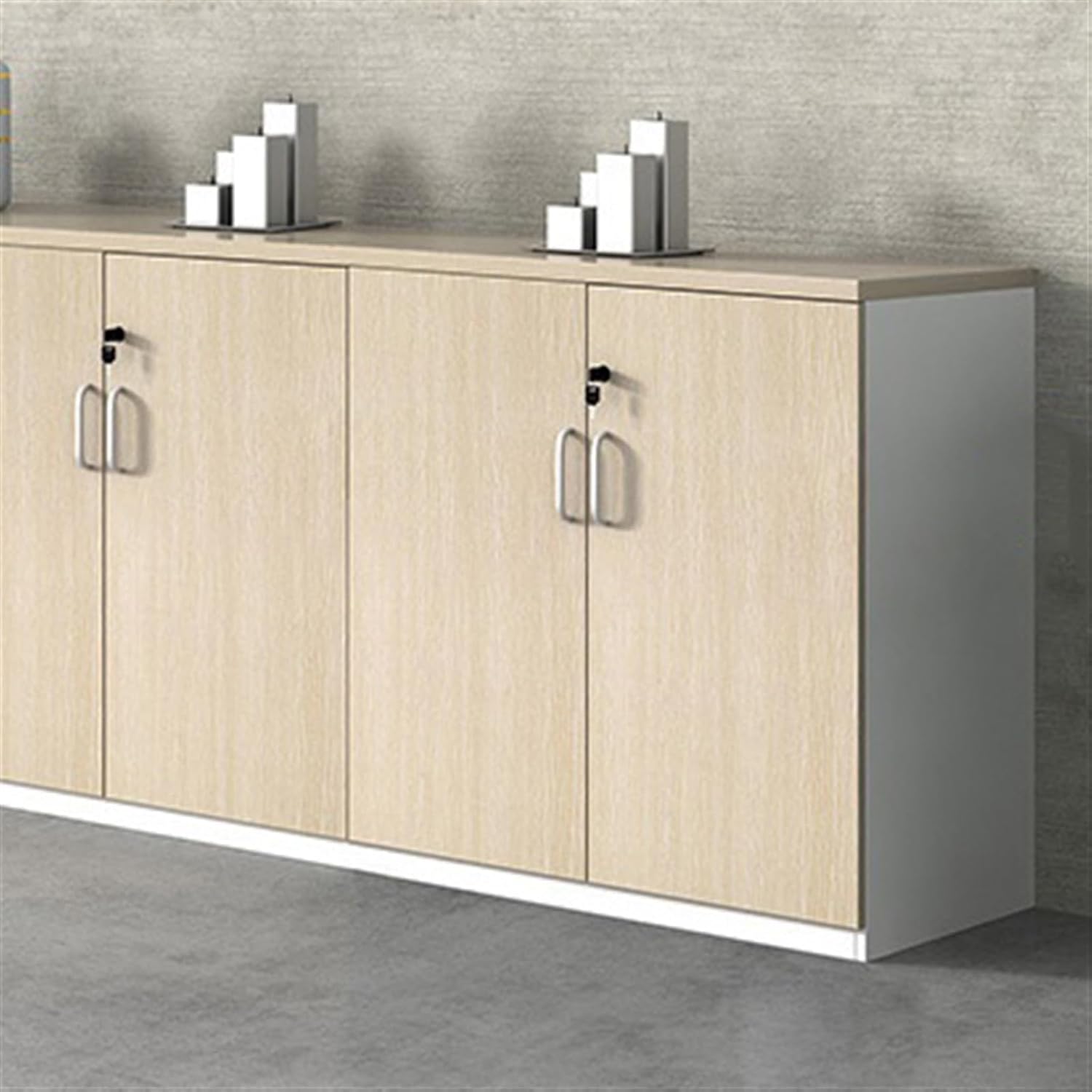 File Cabinets Combination Filing Cabinet Wooden Storage Printer Shelf Nine Doors with Locking Data 3.6 Meter Office