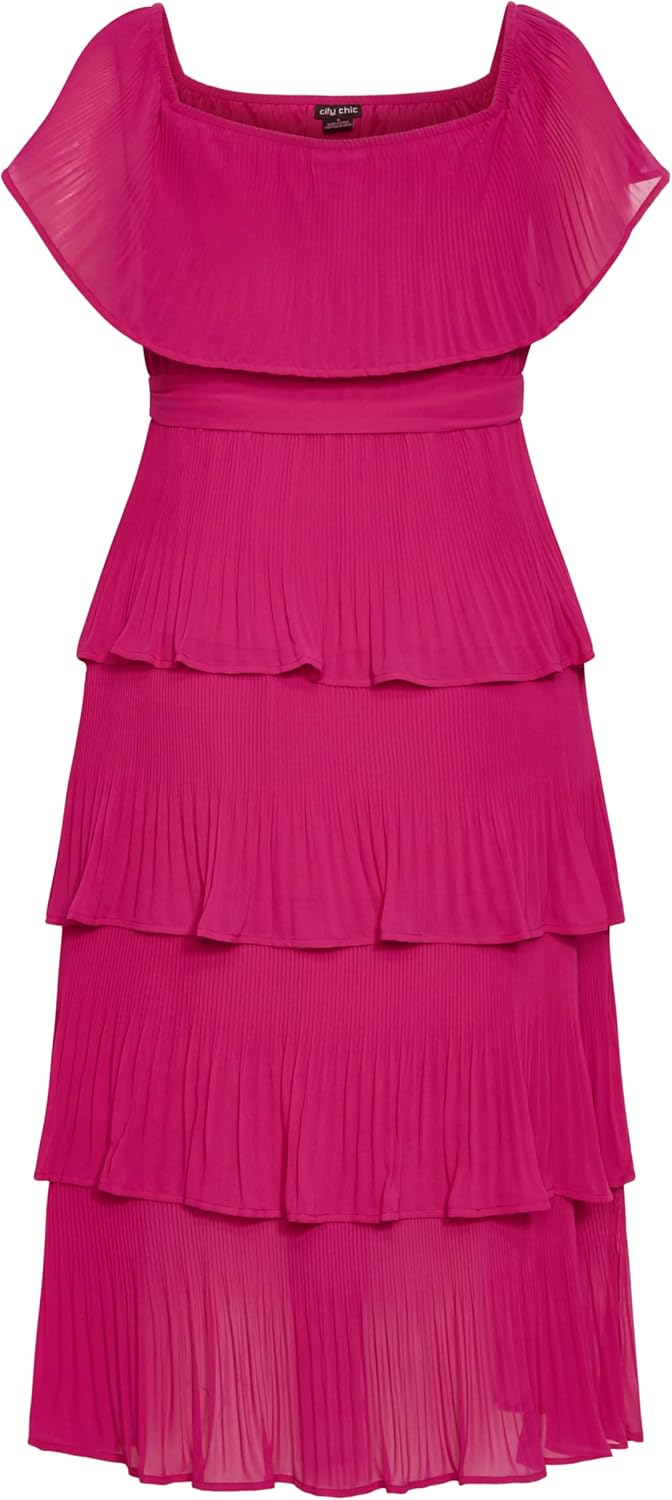 City Chic Women's Plus Size Night Garden Dress - Image 6