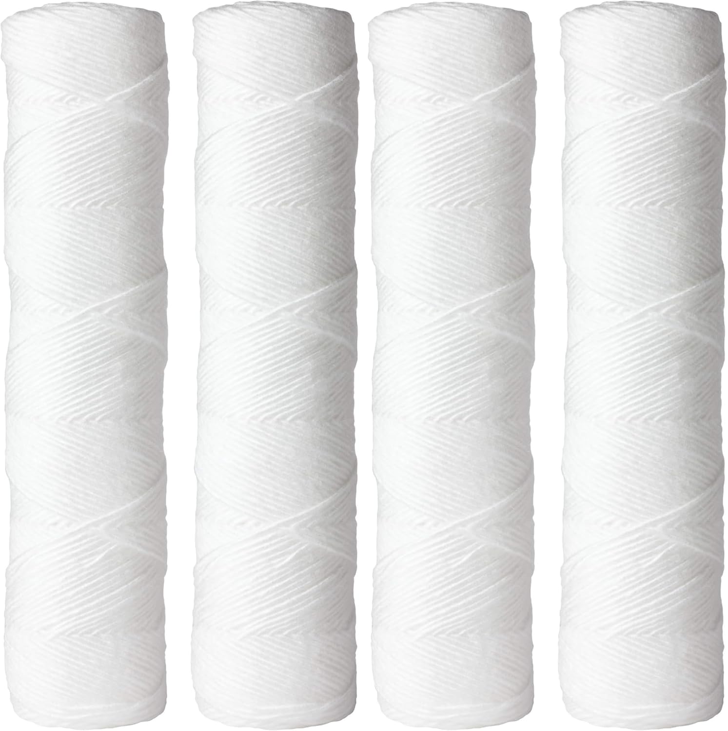 AO Smith 2.5"x10" 35 Micron Sediment Water Filter Replacement Cartridge - 4 Pack - For Whole House Filtration Systems - AO-WH-PRE-R2