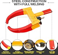 Vista 2 de KAYCENTOP Bloqueo Universal de Rueda, Bloqueo de Rueda de Seguridad para Remolque, Bloqueo de Neumático Antirrobo para Remolques, Carrito de Golf