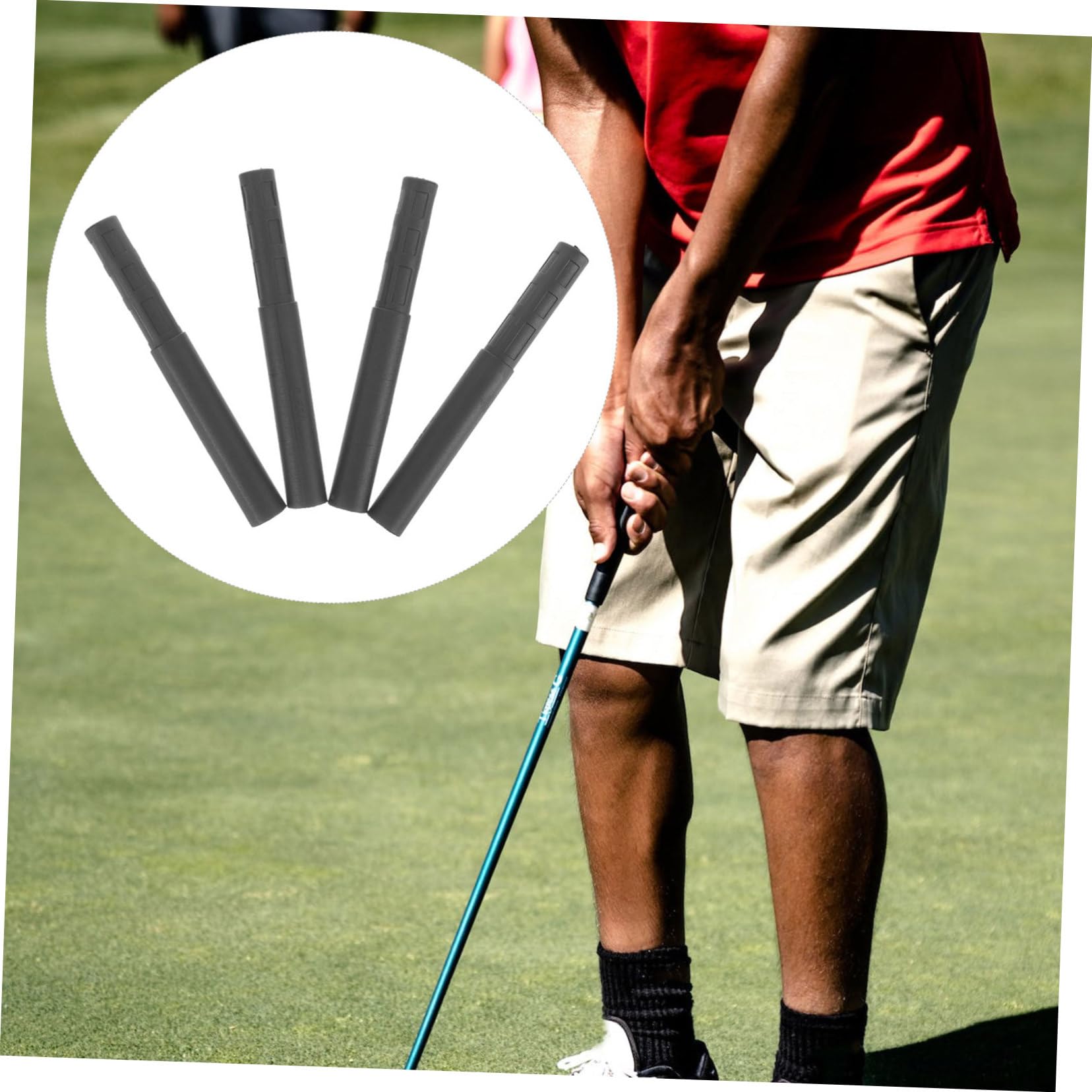 Yardwe Extender Für Golfschläger Golfschaftverlängerung Carbonfaser-verlängerungsstange Putterwelle Erweiterungen Für Golfschläger Tragbare Club-Extender Golfverlängerungen