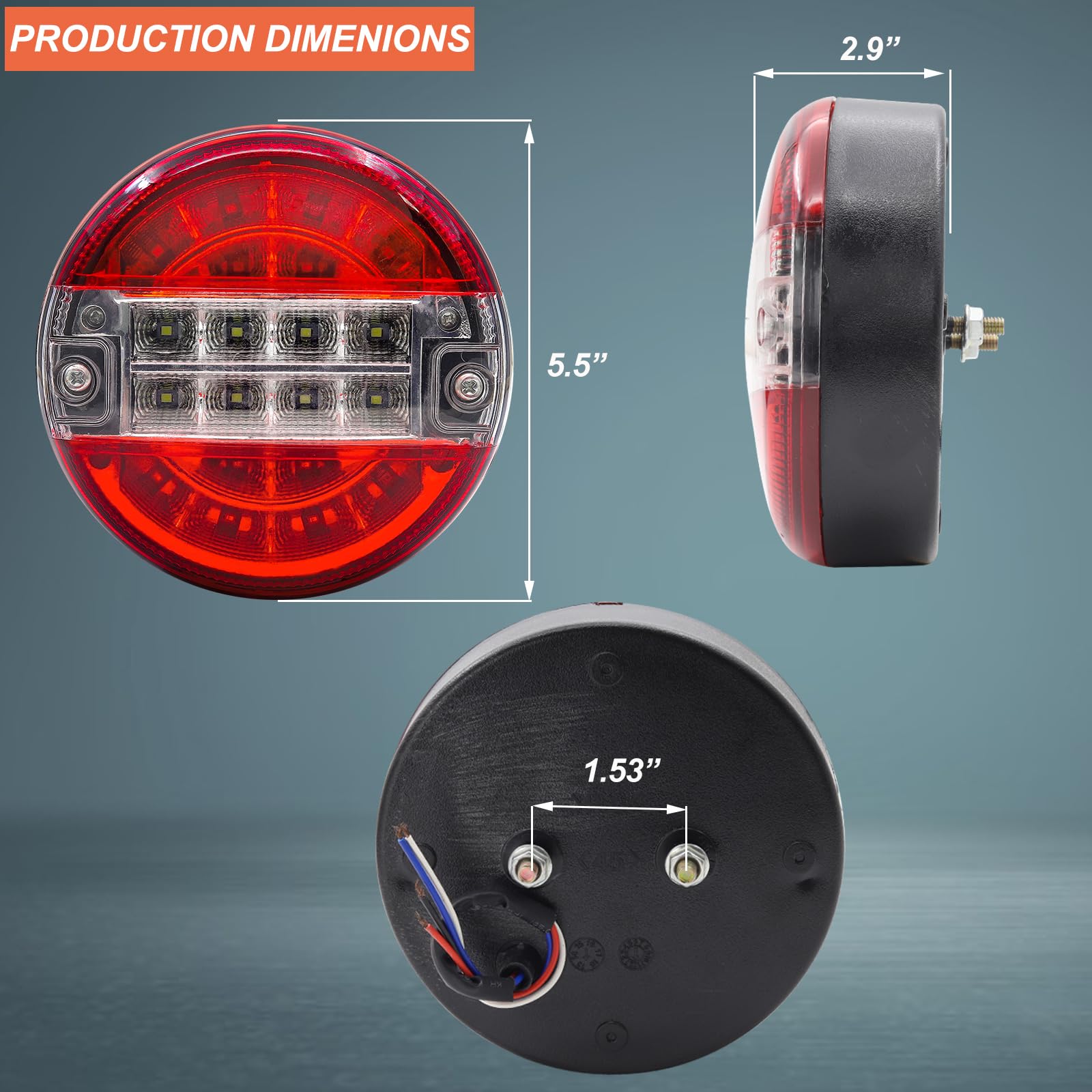 2 Fanali Posteriori Per Camion 12V/24V - Per Mercedes Sprinter/VW Crafter - Foto 3