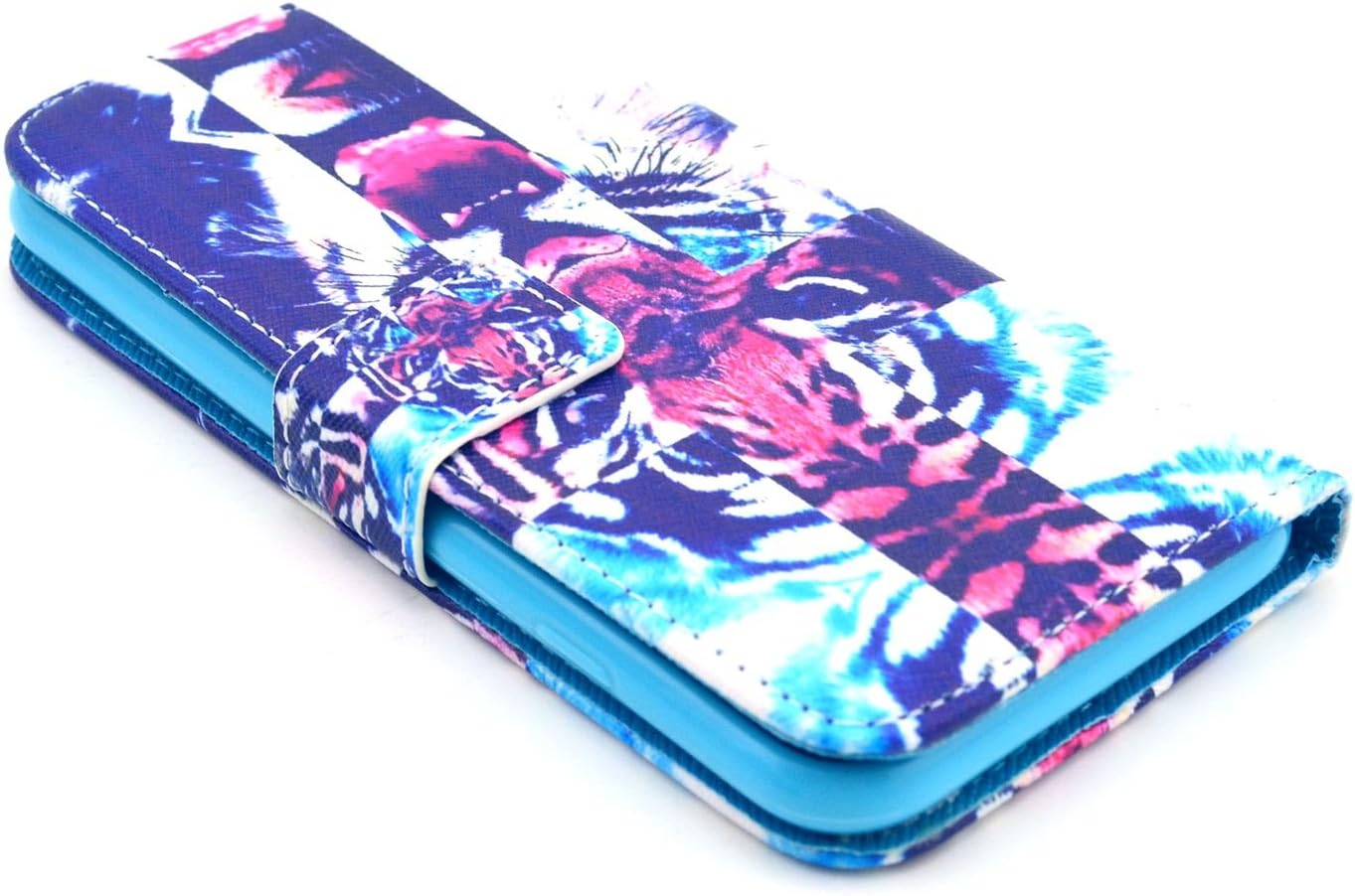 iPhone 6 Plus 5.5" Case, Speedtek Tiger Pattern Premium PU Leather Wallet Flip Protective Skin Case with Magnetic Closure for Apple iPhone 6 Plus/6s Plus 5.5"