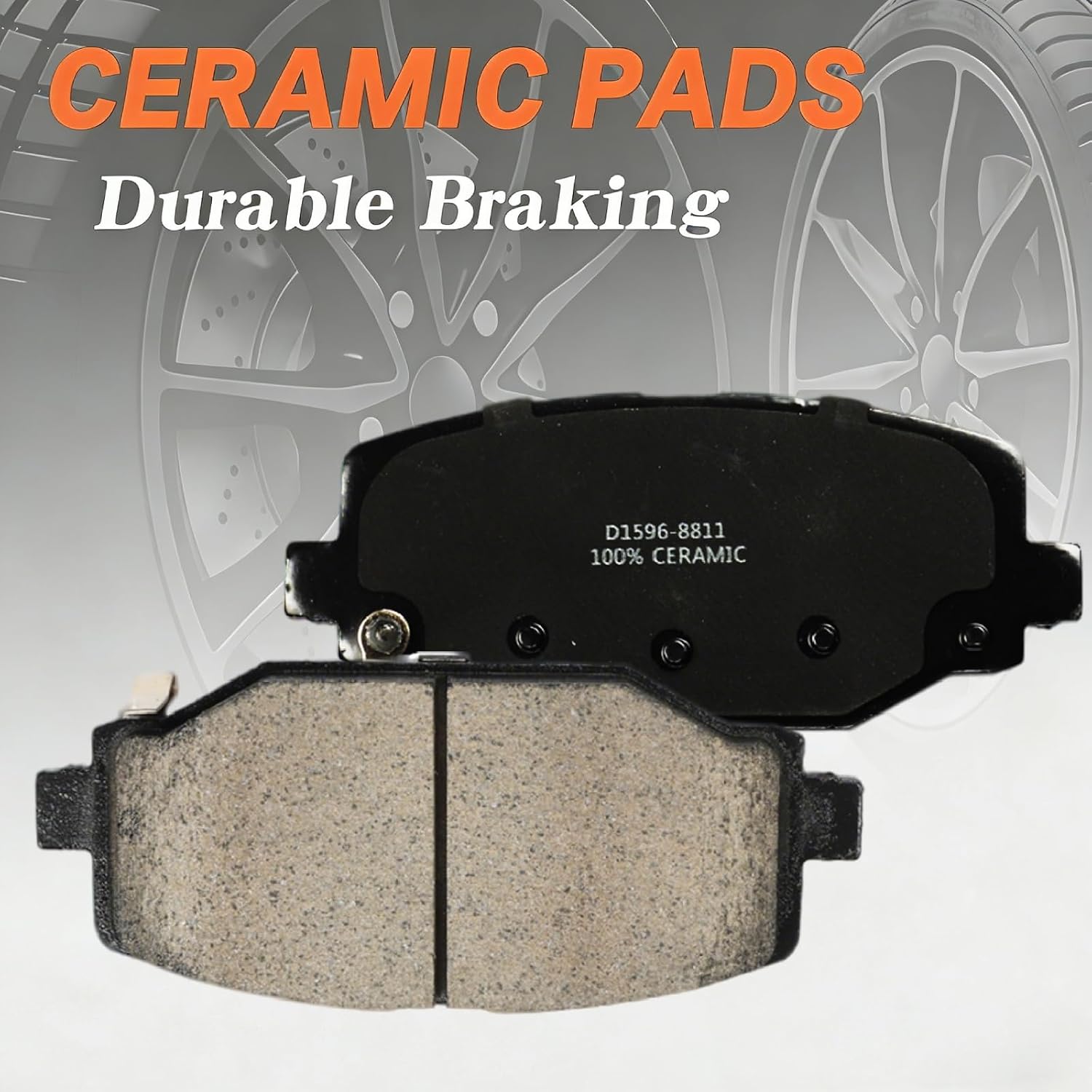 SUNROAD 12.99" inch Front Brake Rotors and Ceramic Brake Pads Replacement for Chrysler Voyager Town & Country Pacifica Compatible with Dodge Grand Caravan Journey Ram C/V Routan 2014-2021