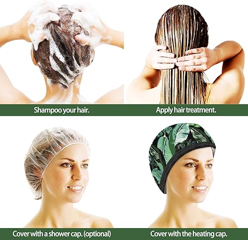 Miniatura 8 de VICARKO - Accesorio para secador de pelo con capucha, para cabello natural, color negro, en forma parecida a capucha, uso domestico,