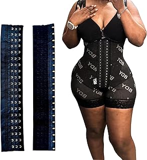 BDY Faja - Faja Extender for Waist Trainer, Corset Bra Extender with Gold Hooks – 19 Hook Rows, 15 Inches Long, 3/4 Inch Spacing – Waist Trainer Extender for Faja, Corsets, and Shapewear