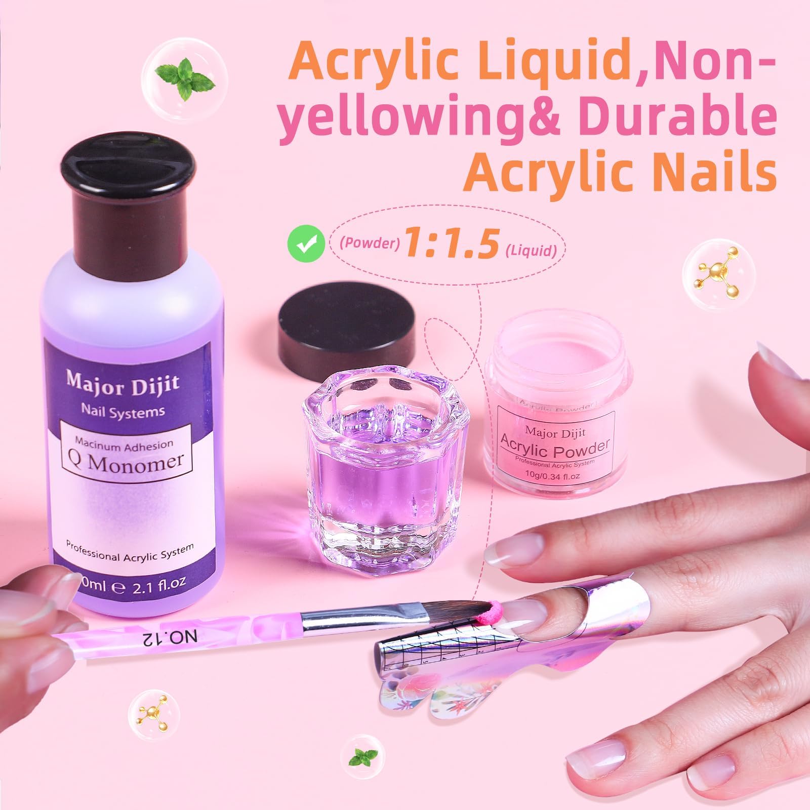 Amazon.com: Acrylic Nail Kit with Drill Set for Beginners with