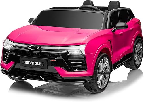 Miniatura 1 de Hetoy Chevrolet Blazer de 24 plazas con licencia de 24 V y 2 plazas con control remoto para padres, 3 velocidades, música inalámbrica, reproductor