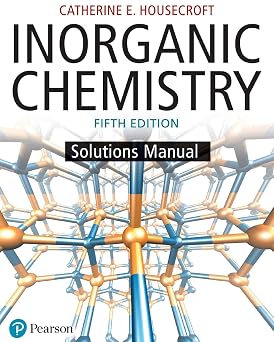 Student Solutions Manual for Inorganic Chemistry