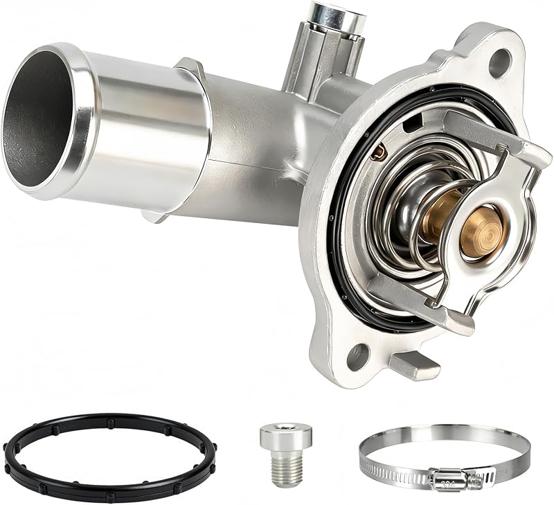 Carcaça da válvula termostática de alumínio 902-852 cermep auto para Dodge Durango, Jeep Grand Cherokee e Wrangler JK 3.6L V6 – Kit