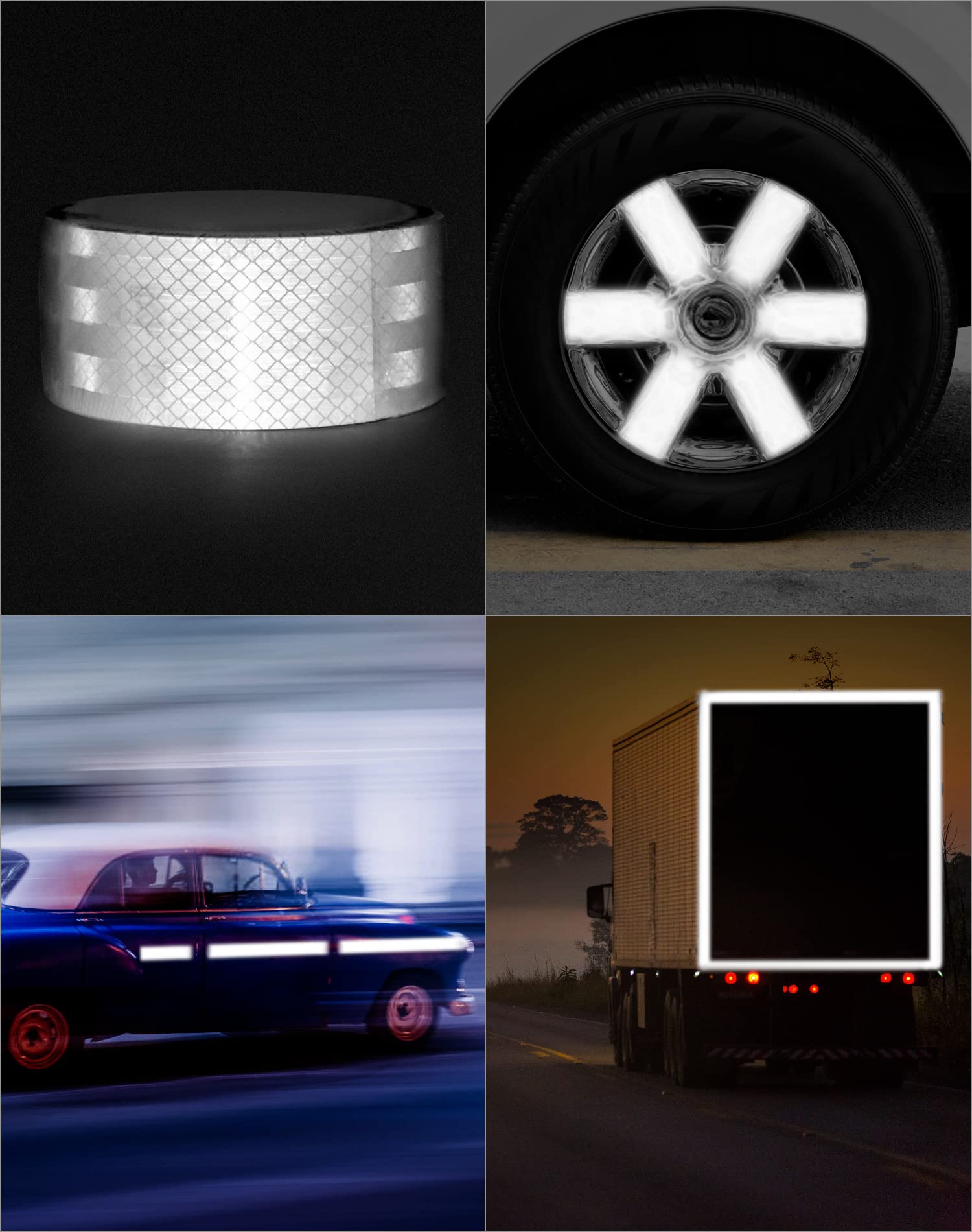 Nastro Catarifrangente Adesivo 5cm X 10m - Bianco, Impermeabile, Per Auto, Bici, Segnaletica - Foto 8