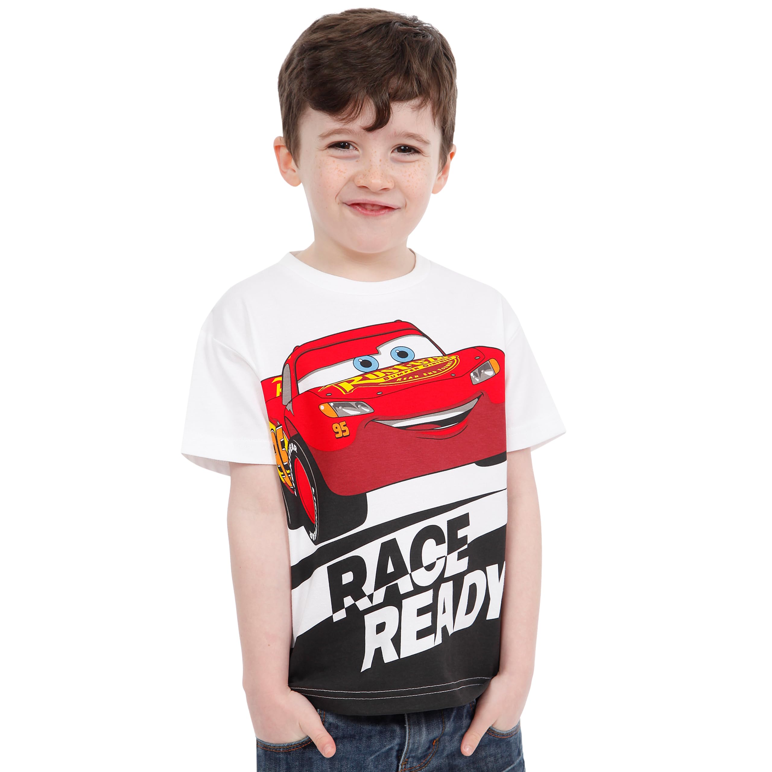 Koszulka Disney | Koszulka Cars Lightning McQueen | Koszulka Chłopięca Cars | Oficjalny Produkt Cars