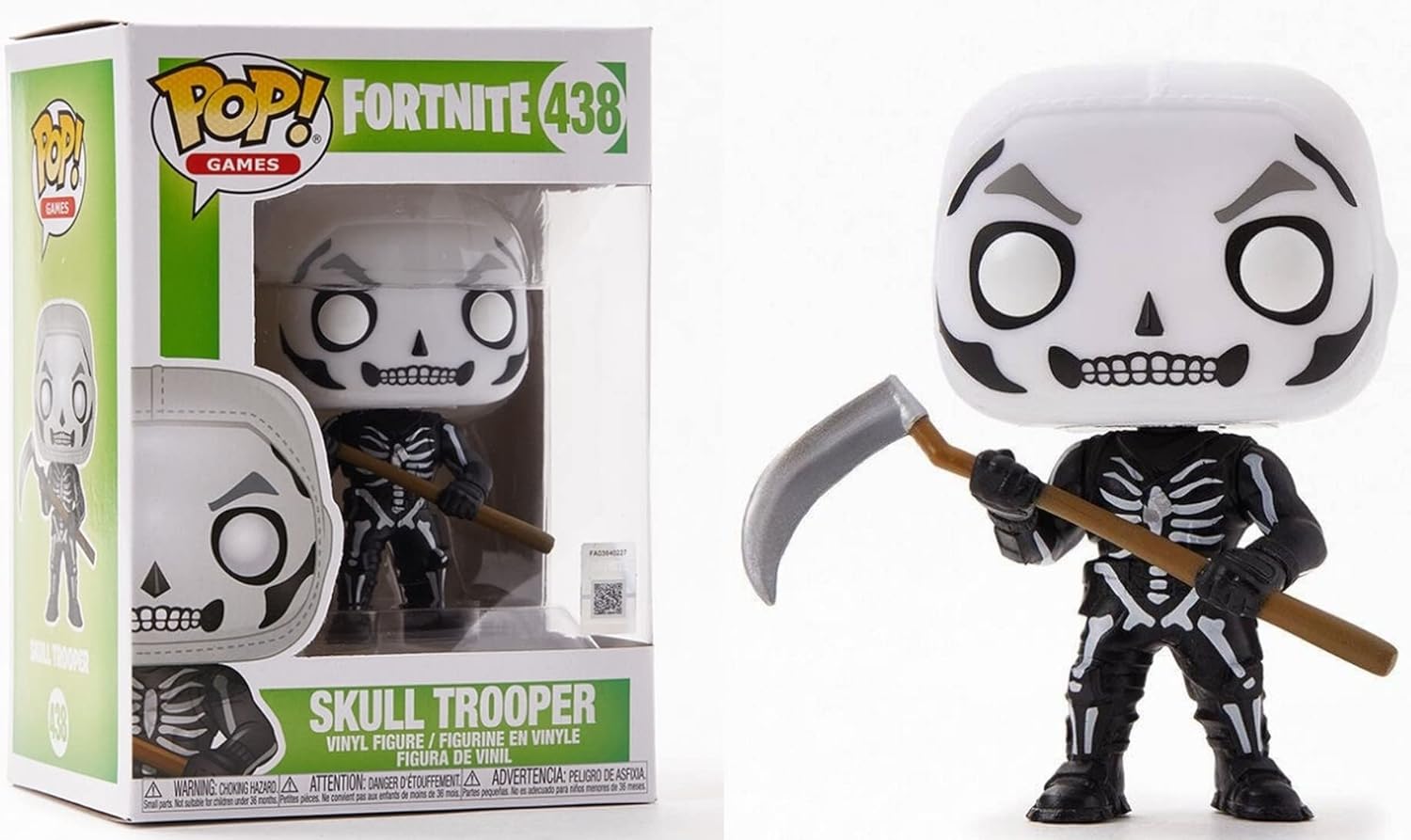 Funko Skull Trooper [Fortnite] Pop! Vinyl Figure (Bundled with Compatible Pop Box Protector Case)
