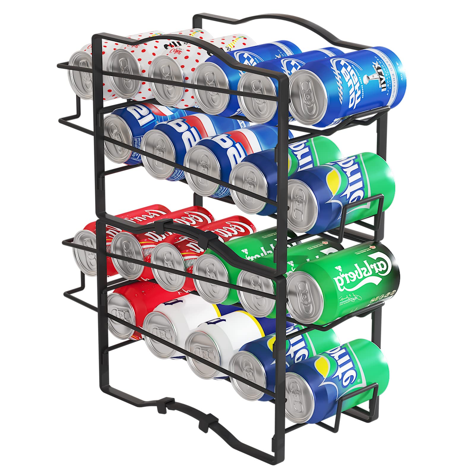 Buy GILLAS 2 Pack Soda Can Organizer Rack for Pantry, Stackable