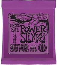 Ernie Ball Power Slinky Custom Gauge Nickel Wound Guitar String - Set .011 - .048 (12 Pack)