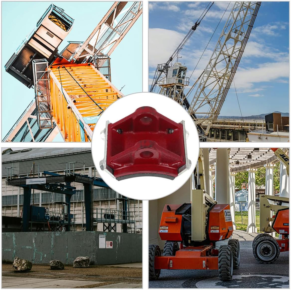 Heavy Duty Brake Pad Shoe Replacement for Hydraulic Brake Pad Tower Cranes with Reliable Stopping Power Material