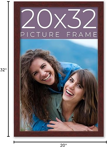 Miniatura 10 de Marco de madera maciza marrón de 6 x 18 pulgadas de ancho de 0.75 pulgadas  Profundidad del marco interior de 0.5 pulgadas  Marco de fotos