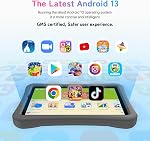 UMIDIGI Tablette pour enfants 10.1" Android 13 Comprimé,8(4+4) GB+64GB jusqu'à 1TB,2.4/5G WiFi 6 Comprimés Android pour les enfants, 8MP+8MP Caméra double,6000mAh,BT5.0, Jeux éducatifs, Contrôle parental