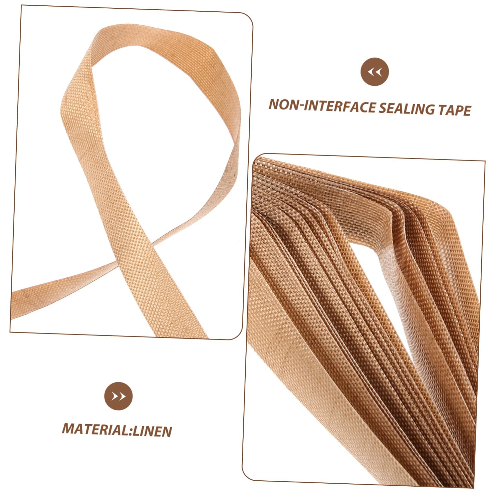 SOLUSTRE 20pcs Continuous Band Sealer Strips High Temperature Insulation Tapes for Seamless Heat Sealing for Automatic Sealing Machines and Reliable Heat Resistant
