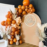 Vista 652 de PartyWoo Nude Balloons 100pcs 12 Inch Apricot Boho Fall Neutral Latex Helium Balloons for Graduation Wedding Anniversary Birthday Boy Baby Shower