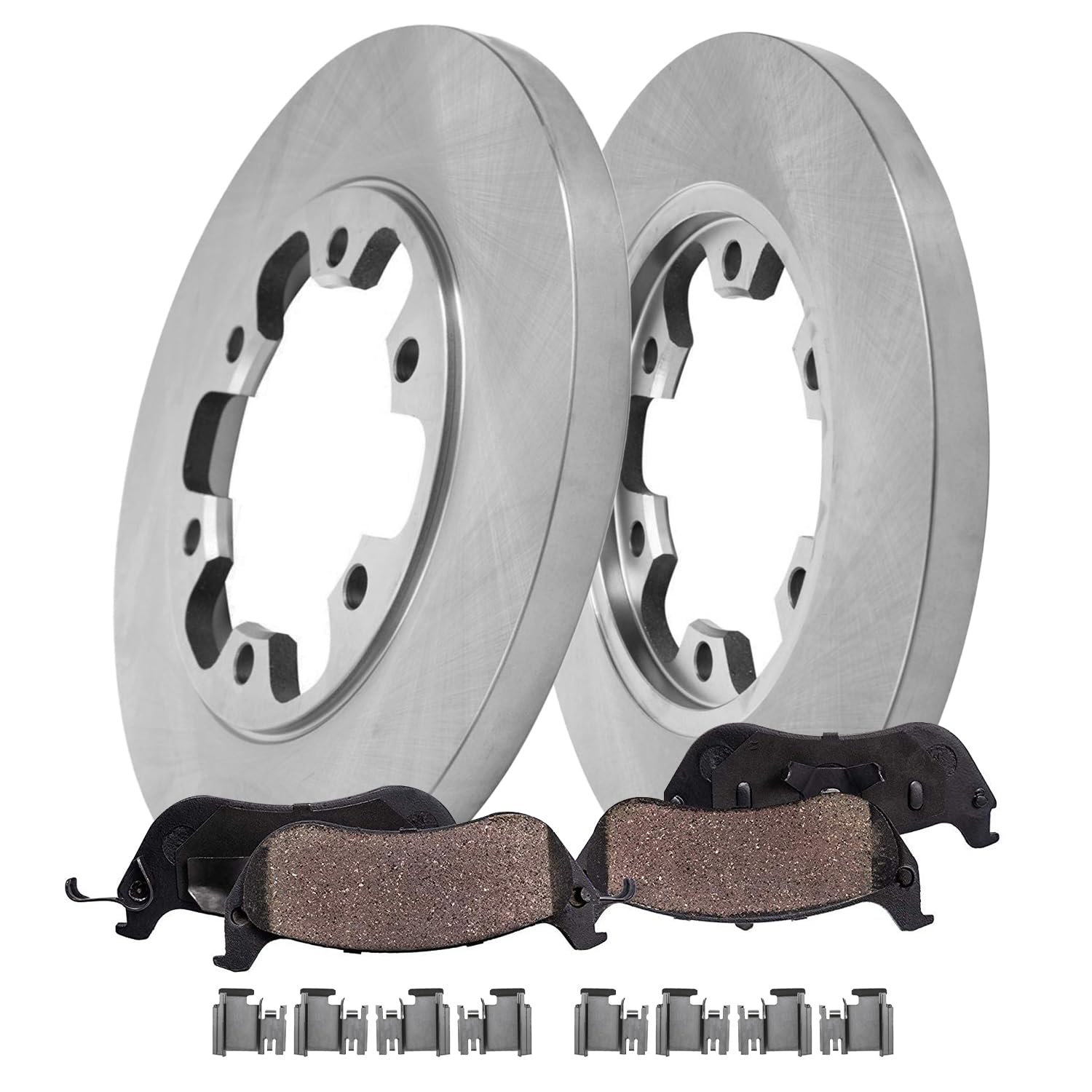 専用　M Transit Auto Rear Coated Disc Brake Rotors And Semi-Metallic Pads