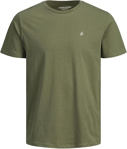 JACK & JONES Homme Jorjxj Tee Crew Neck 5mp T-shirt, Blanc., M EU - 4